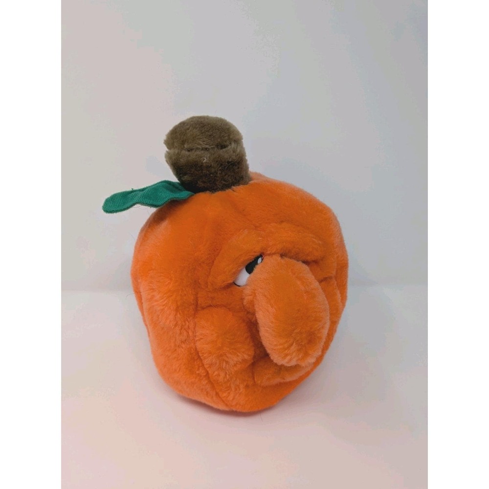 Vintage liberty toy Silly Face Plush Pumpkin 8" Halloween Anthropomorphic Rare